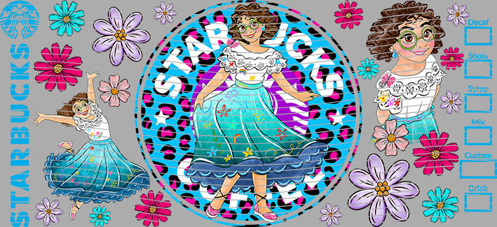 16oz Disney style-D-2385